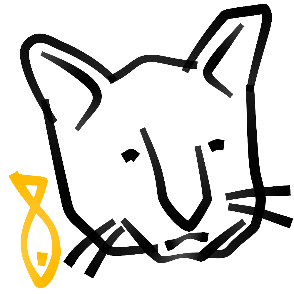 Line Art Cat Goma